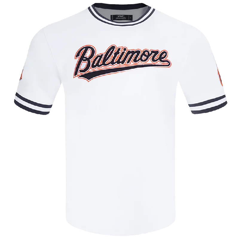 MLB BALTIMORE ORIOLES CLASSIC CHENILLE MEN'S DK TOP (WHITE)