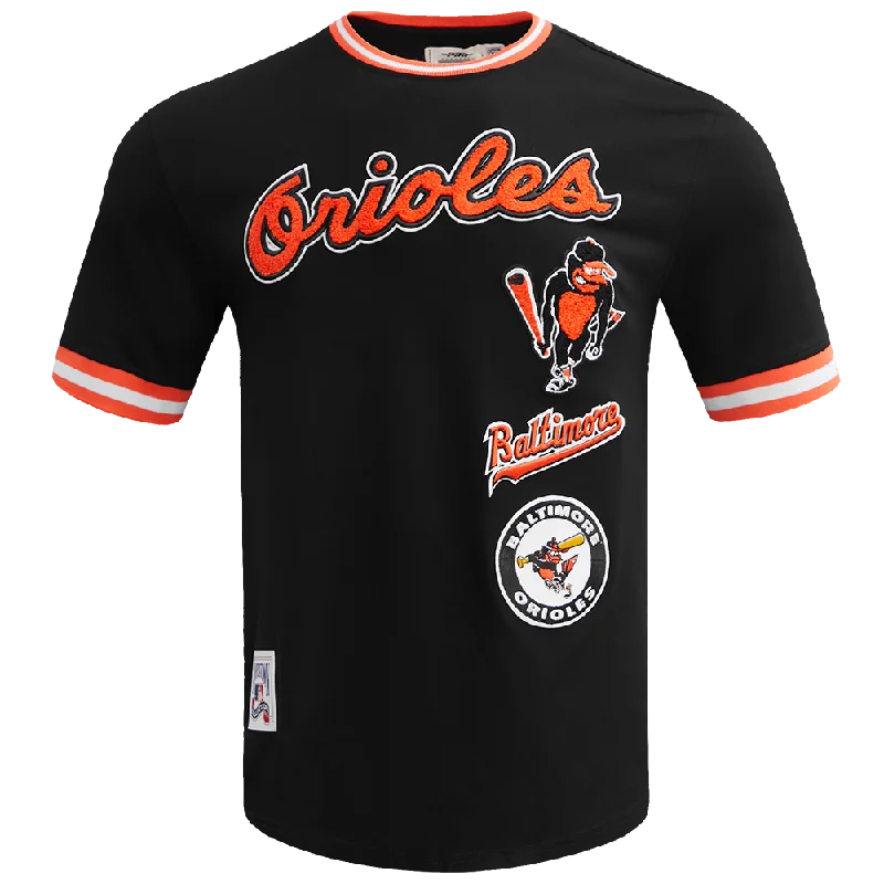 MLB BALTIMORE ORIOLES RETRO CLASSIC MEN'S TOP (BLACK/ORANGE)