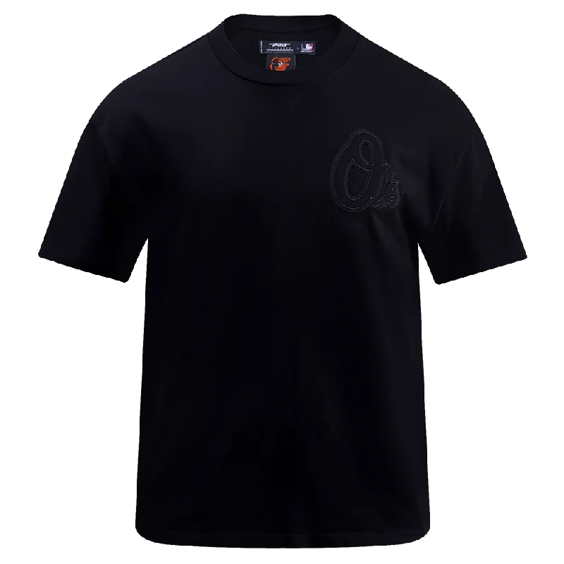 MLB BALTIMORE ORIOLES NEUTRAL MEN'S DROP SHOULDER TOP (BLACK)