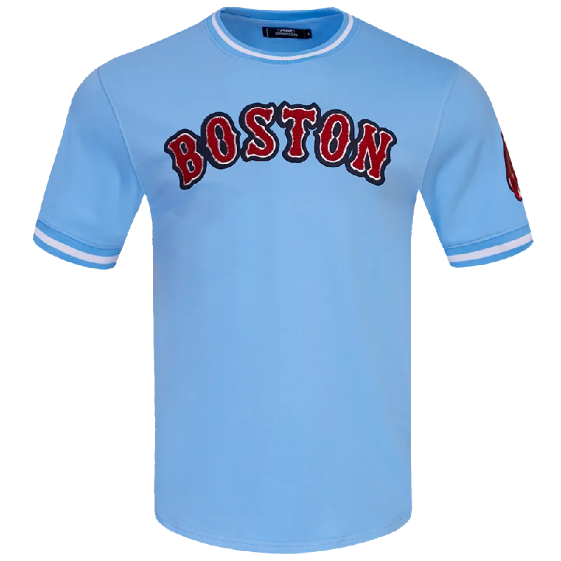 MLB BOSTON RED SOX CLASSIC CHENILLE MEN'S TOP (UNIVERSITY BLUE)