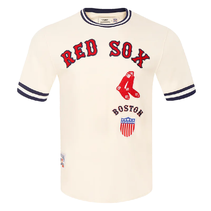 MLB BOSTON RED SOX RETRO CLASSIC MEN'S TOP (EGGSHELL/ MIDNIGHT NAVY)