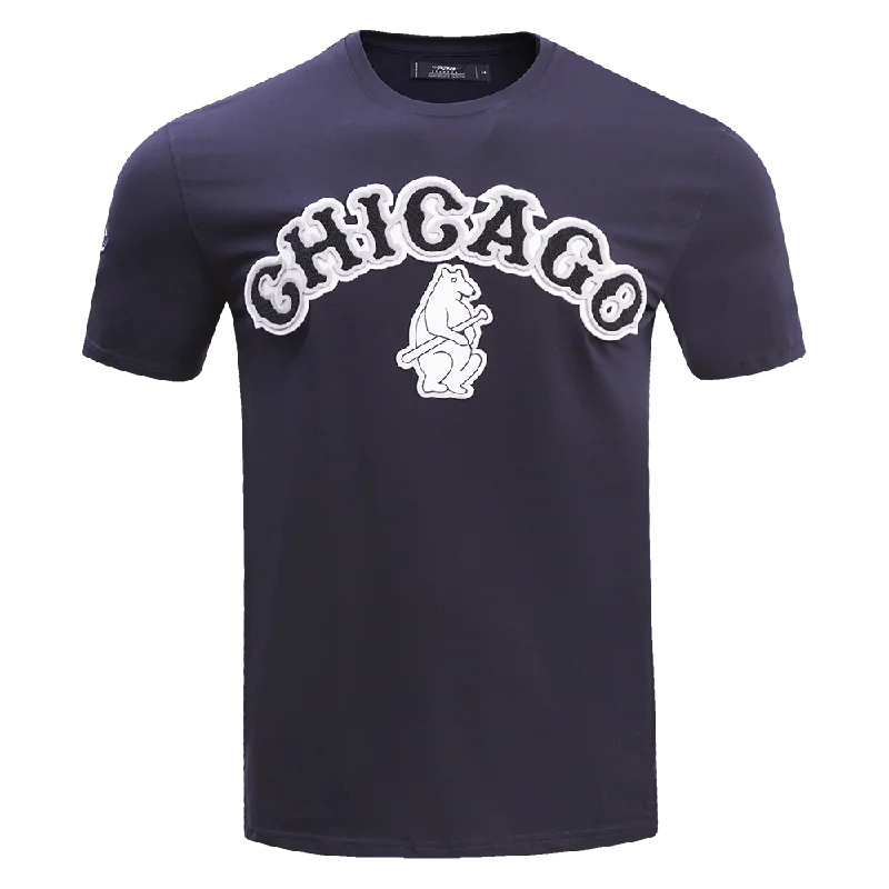 MLB CHICAGO CUBS RETRO CITY WORDMARK MEN'S TOP (NAVY)