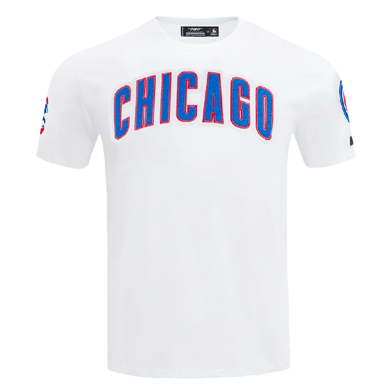 MLB CHICAGO CUBS CLASSIC CHENILLE MEN'S TOP (WHITE)