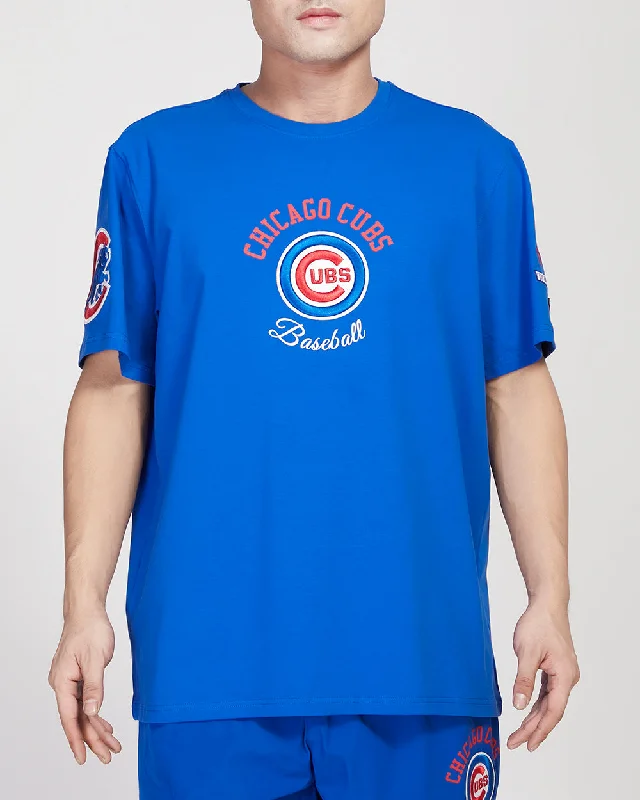 MLB CHICAGO CUBS HYBRID MEN'S TOP (ROYAL BLUE)