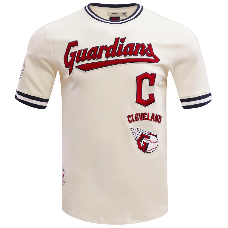 MLB CLEVELAND GUARDIANS RETRO CLASSIC MEN'S TOP (EGGSHELL/ MIDNIGHT NAVY)