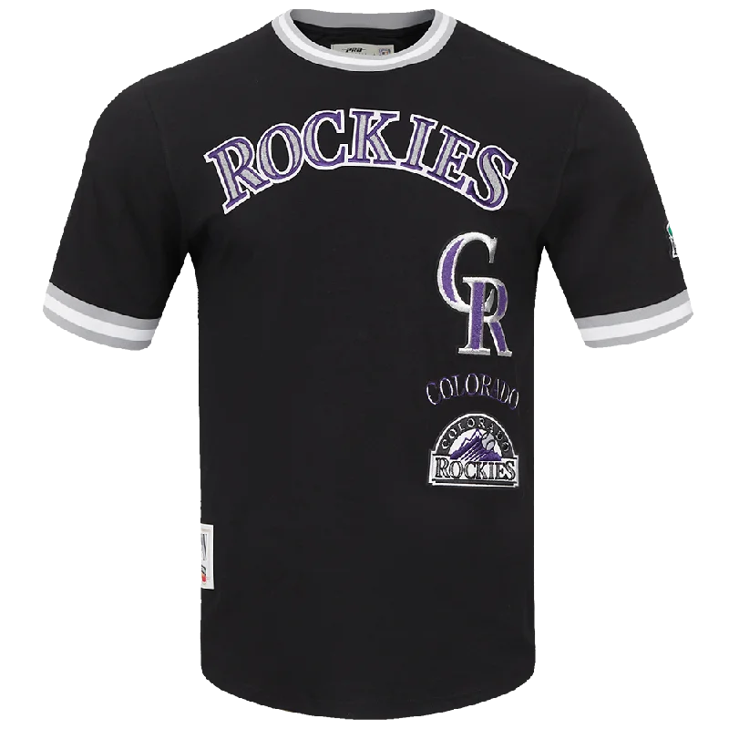 MLB COLORADO ROCKIES RETRO CLASSIC MEN'S TOP (BLACK/GRAY)