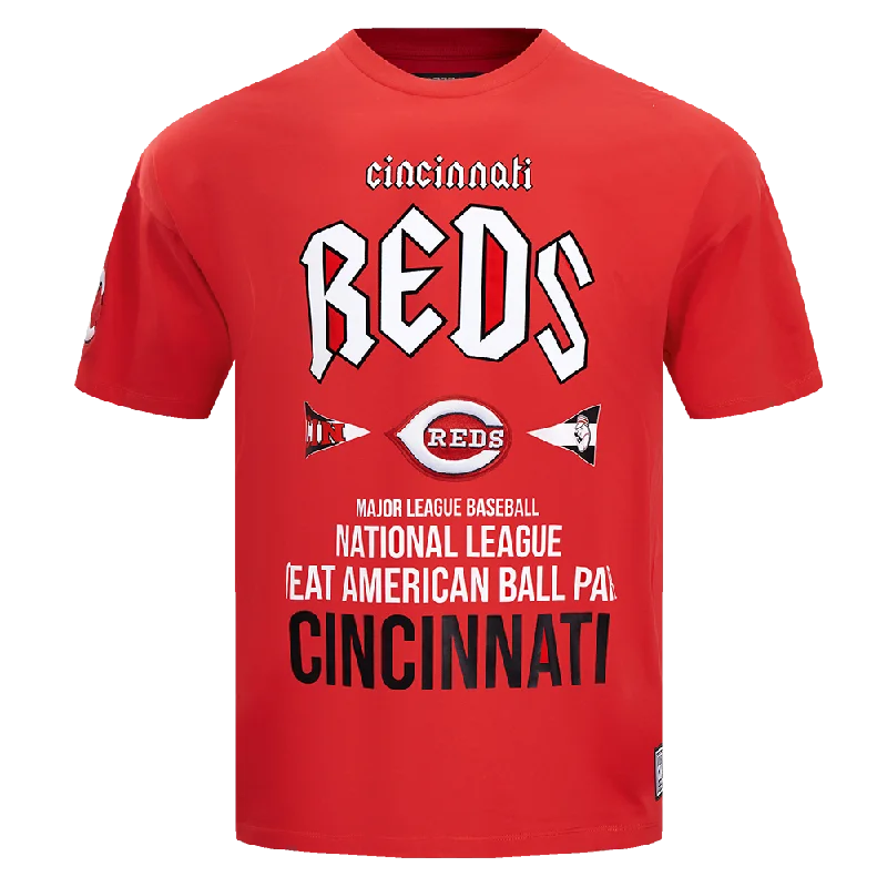 MLB CINCINNATI REDS CITY TOUR MEN'S CJ DROP SHOULDER TOP (RED)