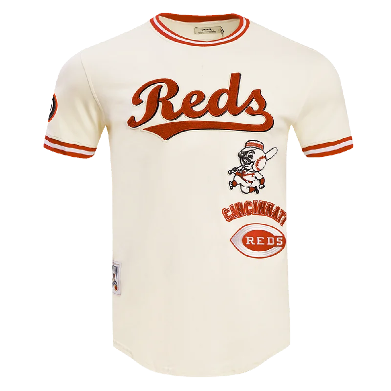 MLB CINCINNATI REDS RETRO CLASSIC MEN'S TOP (EGGSHELL/ RED)