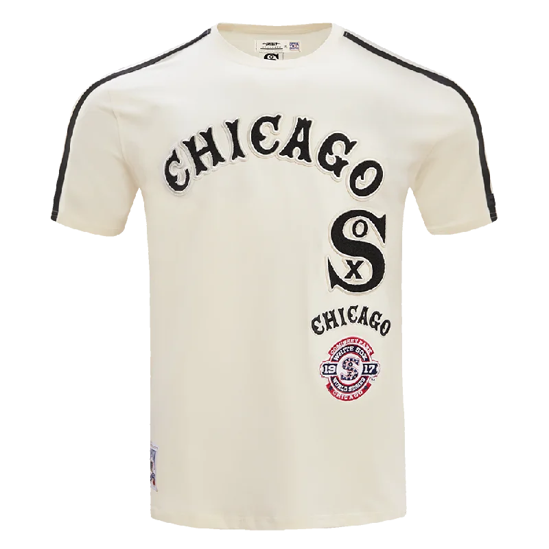 MLB CHICAGO WHITE SOX RETRO CLASSIC MEN'S STRIPED TOP (EGGSHELL/ BLACK)