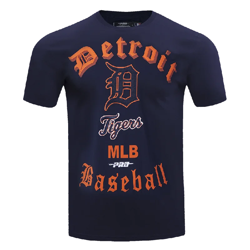 MLB DETROIT TIGERS OLD ENGLISH MEN'S TOP (MIDNIGHT NAVY)