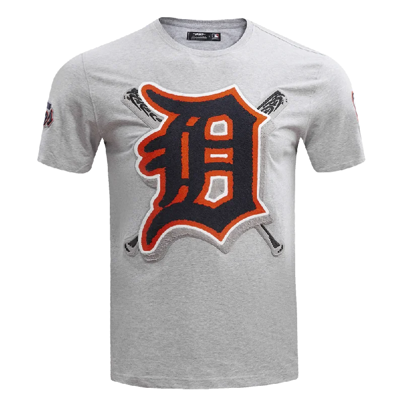 MLB DETROIT TIGERS MASHUP MEN'S TOP (HEATHER GREY)