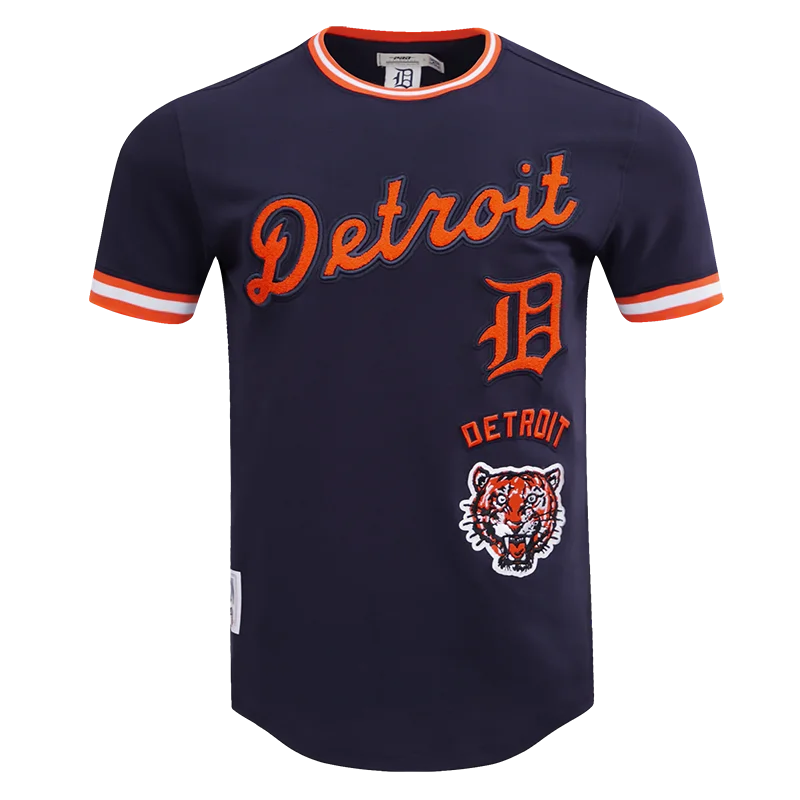 MLB DETROIT TIGERS RETRO CLASSIC MEN'S TOP (MIDNIGHT NAVY/ORANGE/MIDNIGHT NAVY)