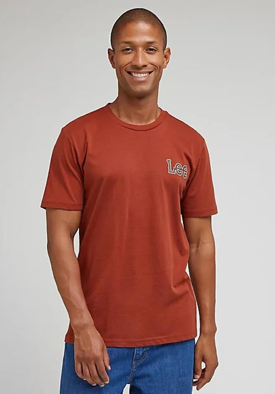 Lee Essential Logo T-Shirt, Sweet Maple