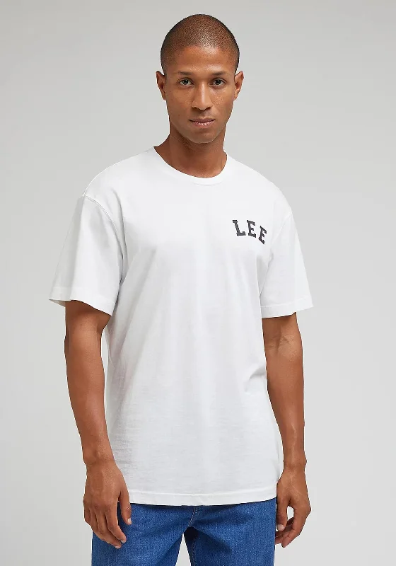 Lee Varsity Logo T-Shirt, Ecru