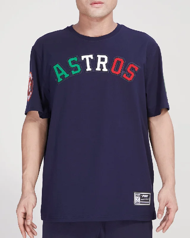 MLB HOUSTON ASTROS MEXICO WORDMARK MEN'S TOP (MIDNIGHT NAVY)