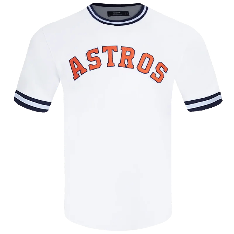 MLB HOUSTON ASTROS CLASSIC CHENILLE MEN'S TOP (WHITE/MIDNIGHT NAVY)