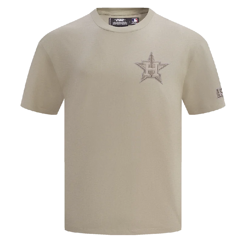 MLB HOUSTON ASTROS NEUTRAL CJ DROP SHOULDER TOP (TAUPE)