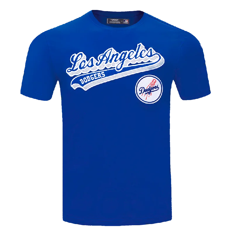 MLB LOS ANGELES DODGERS SCRIPT TAIL MEN'S TOPS (DODGER BLUE)