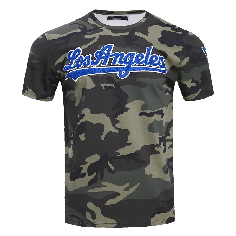 MLB LOS ANGELES DODGERS LOGO PRO TEAM MEN'S TOP (CAMO)