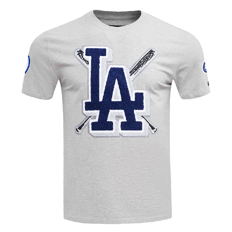 MLB LOS ANGELES DODGERS MASHUP MEN'S TOP (HEATHER GREY)