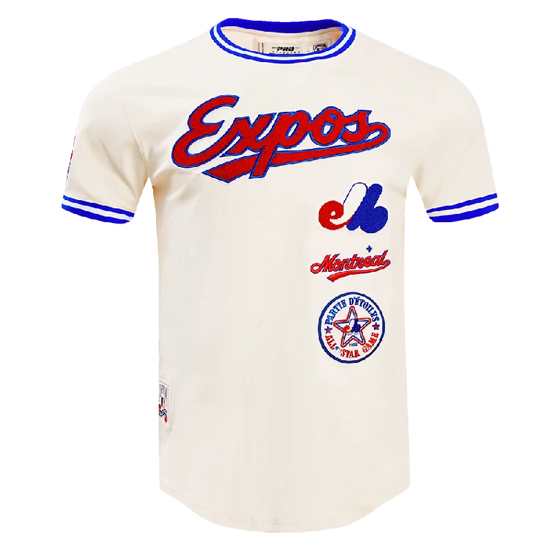 MLB MONTREAL EXPOS RETRO CLASSIC MEN'S TOP (EGGSHELL/ ROYAL BLUE)