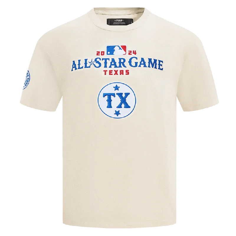 MLB ALL STAR 2024 MEN'S CJ DROP SHOULDER TOP (EGGSHELL)