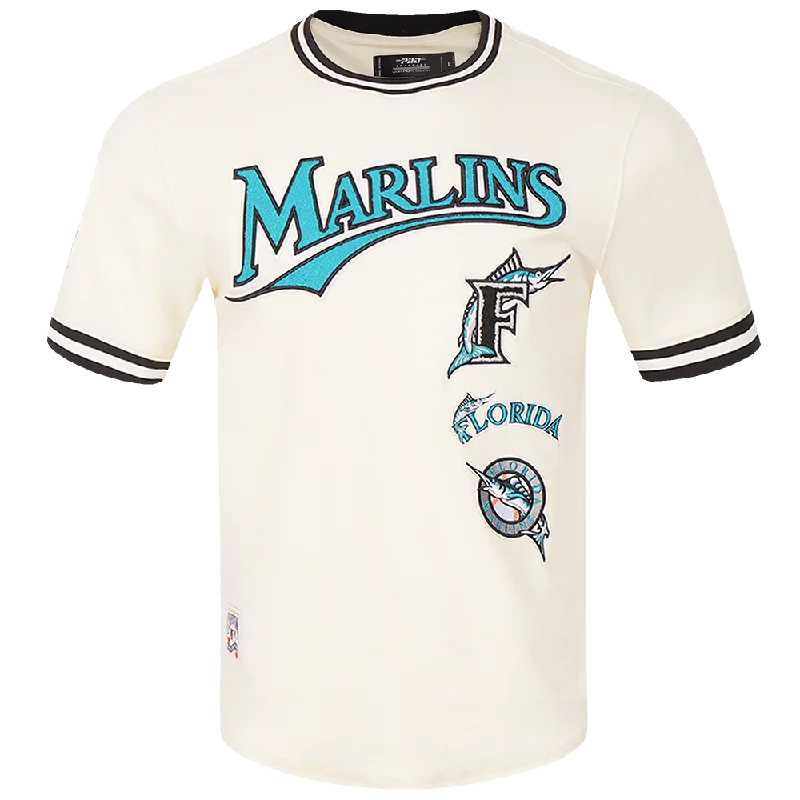 MLB FLORIDA MARLINS RETRO CLASSIC MEN'S TOP (EGGSHELL/ BLACK)