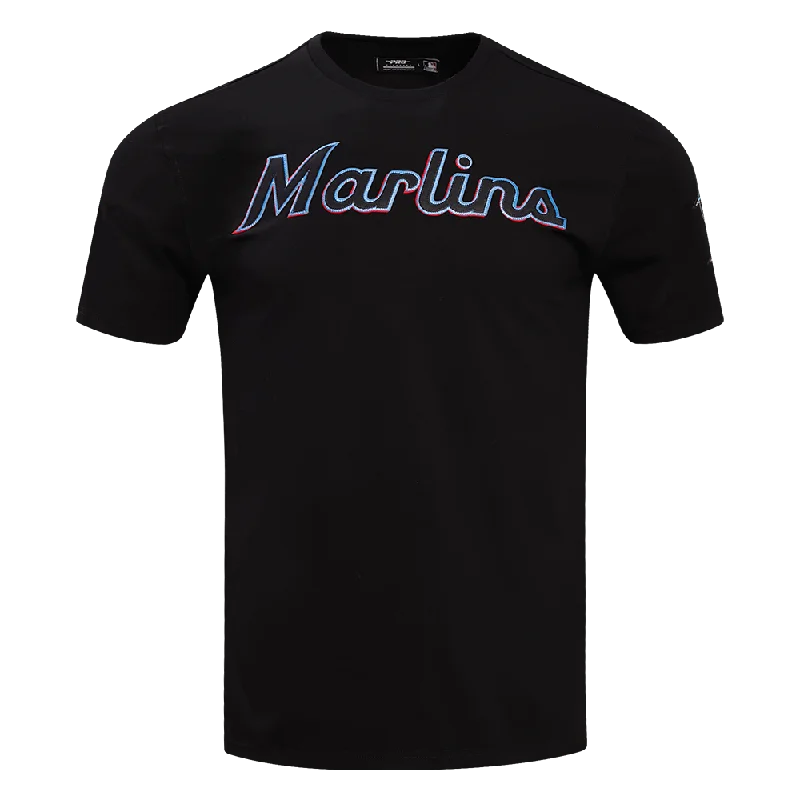 MLB MIAMI MARLINS TACKLE TWILL MEN'S TOP (BLACK)