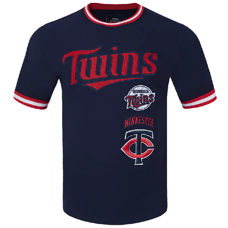 MLB MINNESOTA TWINS RETRO CLASSIC MEN'S TOP (MIDNIGHT NAVY/RED)