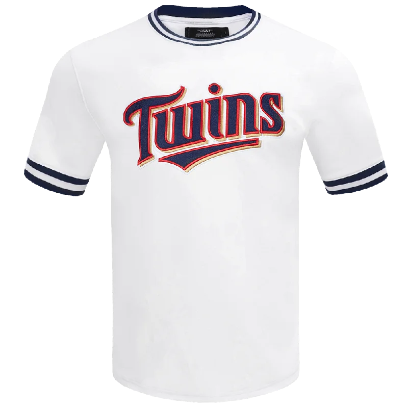 MLB MINNESOTA TWINS CLASSIC CHENILLE MEN'S TOP (WHITE)