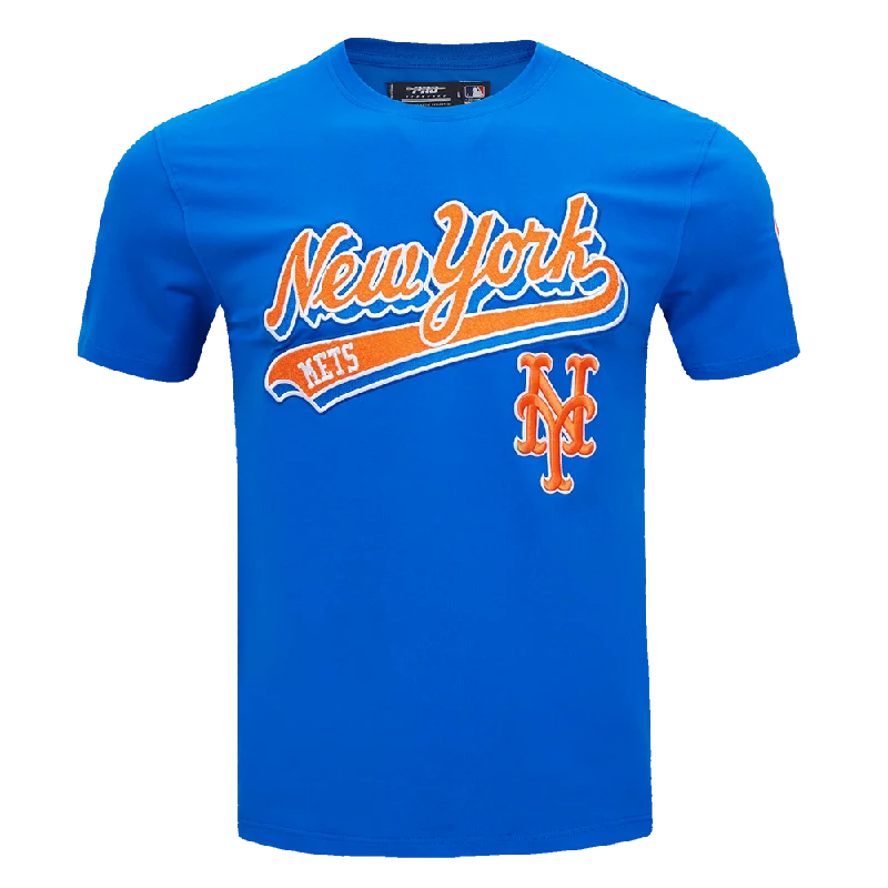 MLB NEW YORK METS SCRIPT TAIL MEN'S TOPS (ROYAL BLUE)