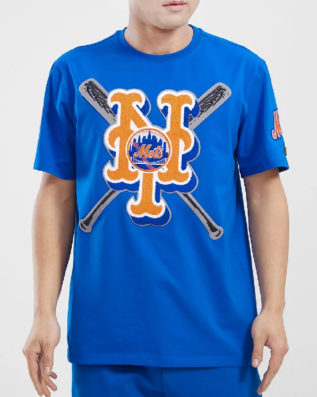 MLB NEW YORK METS MASHUP LOGO PRO TEAM MEN'S TOP (ROYAL BLUE)