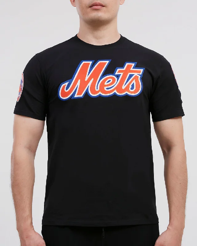 MLB NEW YORK METS TACKLE TWILL MEN'S TOP (BLACK)