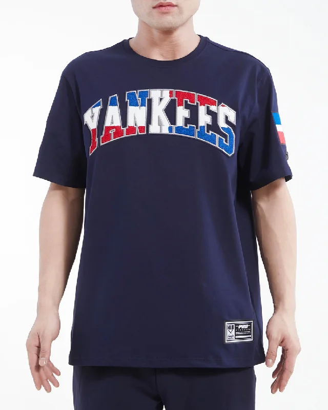 MLB NEW YORK YANKEES DOMINICAN REPUBLIC WORDMARK SJ TOP (MIDNIGHT NAVY)