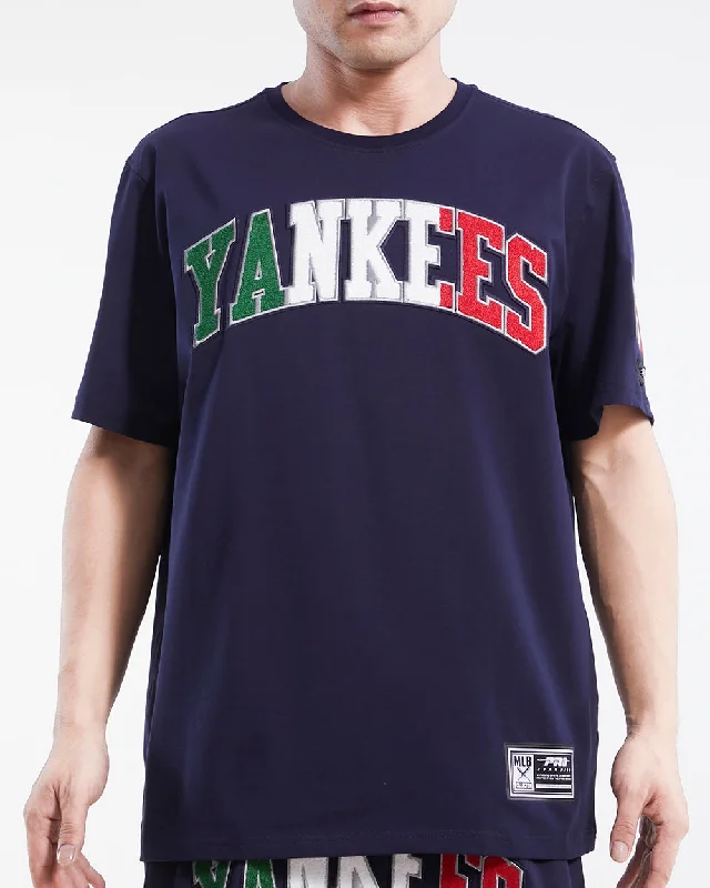 MLB NEW YORK YANKEES MEXICO WORDMARK MEN'S TOP (MIDNIGHT NAVY)