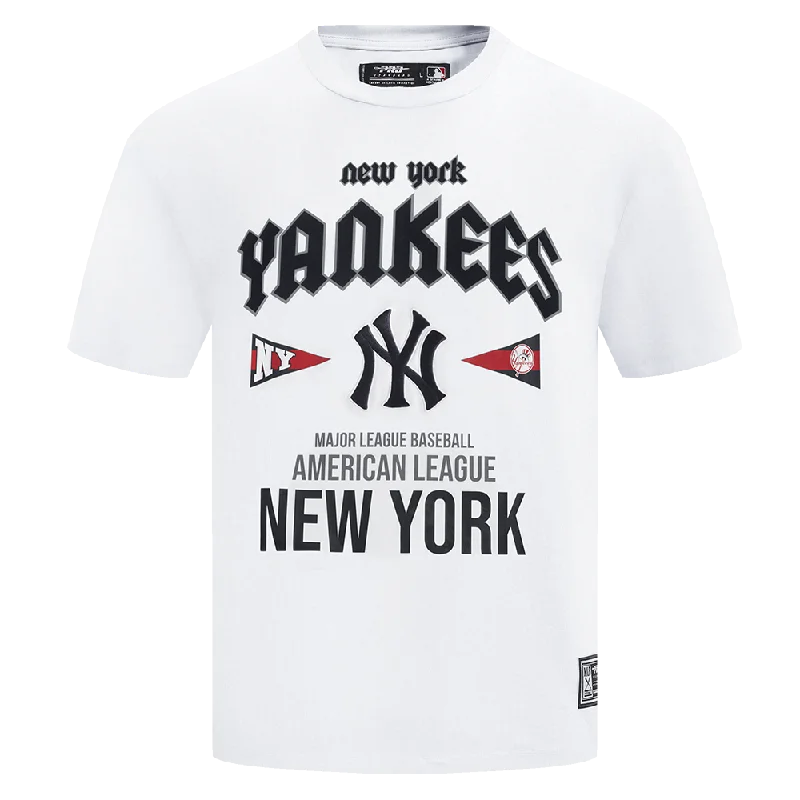 MLB NEW YORK YANKEES CITY TOUR MEN'S CJ DROP SHOULDER TOP (WHITE)