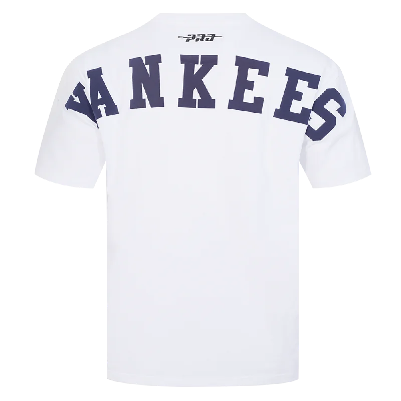 MLB NEW YORK YANKEES WINGSPAN MEN'S CJ DROP SHOULDER TOP (WHITE)