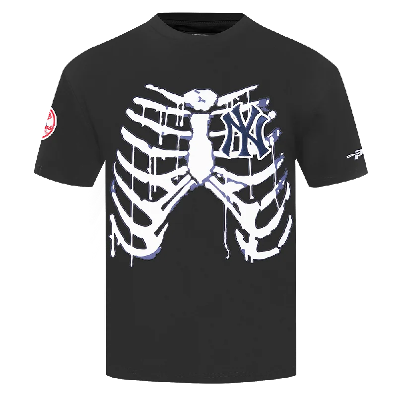 MLB NEW YORK YANKEES RIB CAGE MEN'S CJ DROP SHOULDER TOP (BLACK)