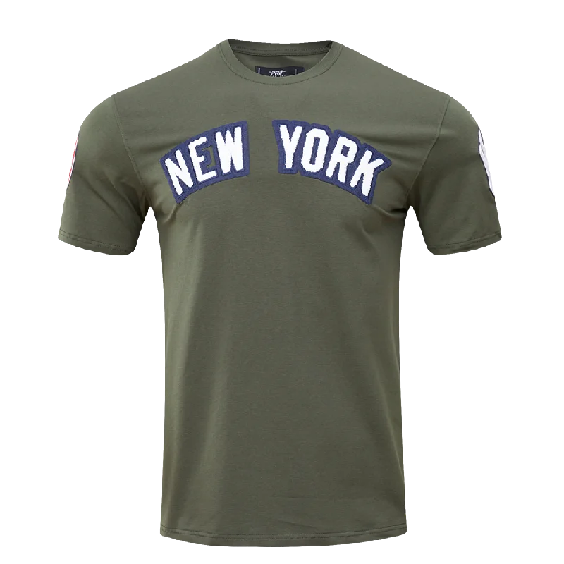 MLB NEW YORK YANKEES LOGO PRO TEAM MEN'S TOP (OLIVE)