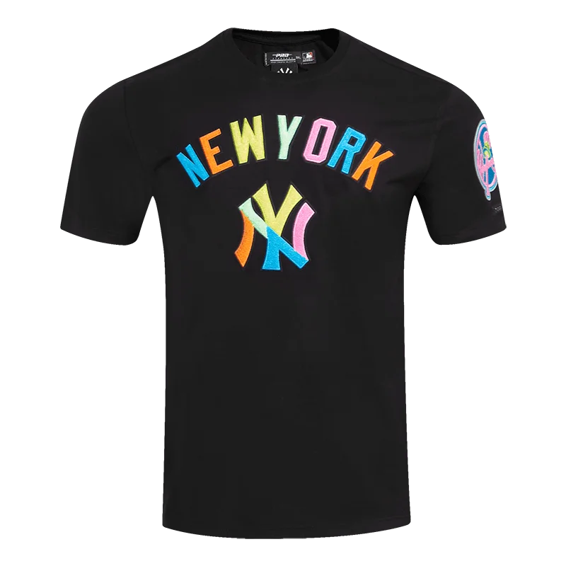 MLB NEW YORK YANKEES WASHED NEON MEN'S TOP (BLACK)