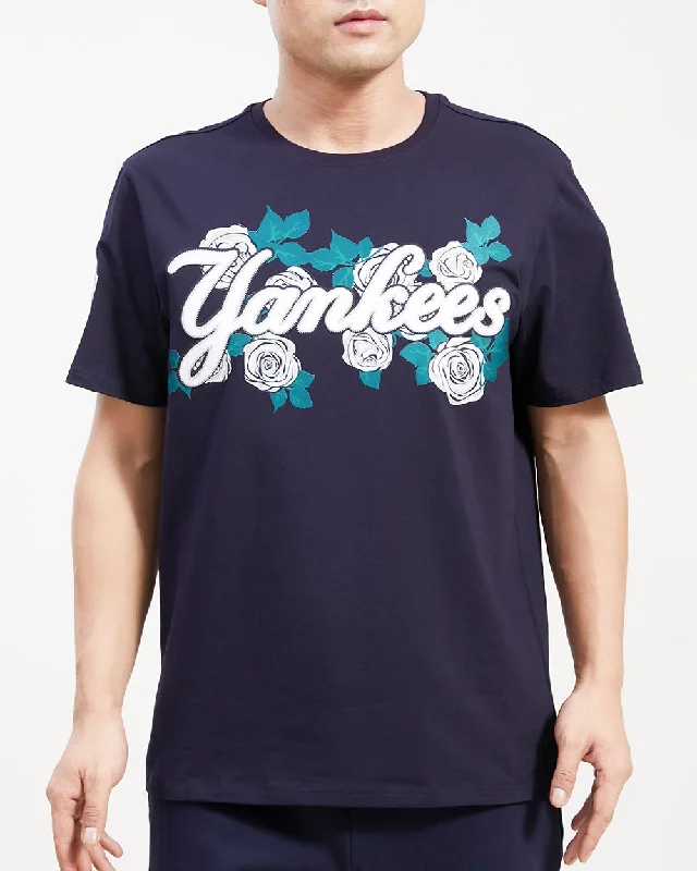 MLB NEW YORK YANKEES ROSES MEN'S TOP (MIDNIGHT NAVY)