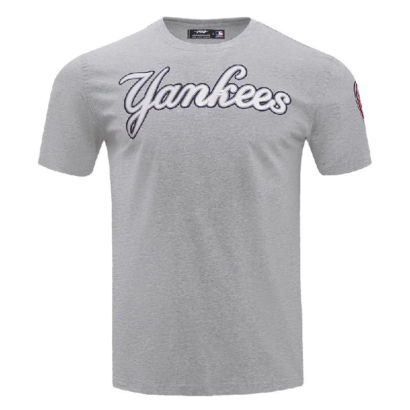 MLB NEW YORK YANKEES TACKLE TWILL MEN'S TOP (HEATHER GREY)