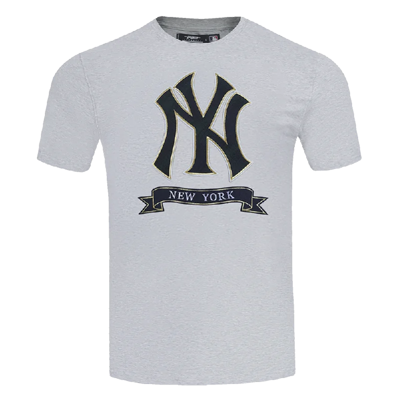 MLB NEW YORK YANKEES PRO PREP MEN'S SJ TOP (HEATHER GREY)