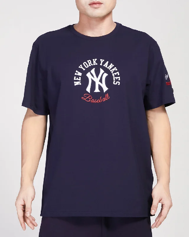 MLB NEW YORK YANKEES HYBRID MEN'S TOP (MIDNIGHT NAVY)