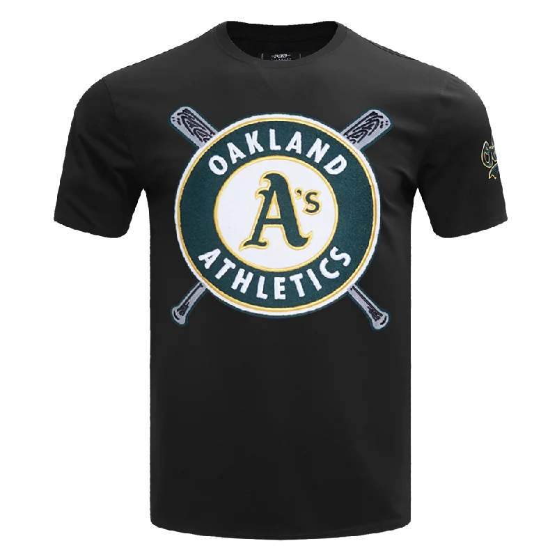 MLB OAKLAND ATHLETICS MASHUP MEN'S TOP (BLACK)