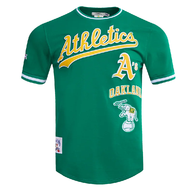 MLB OAKLAND ATHLETICS RETRO CLASSIC MEN'S TOP (KELLY GREEN)