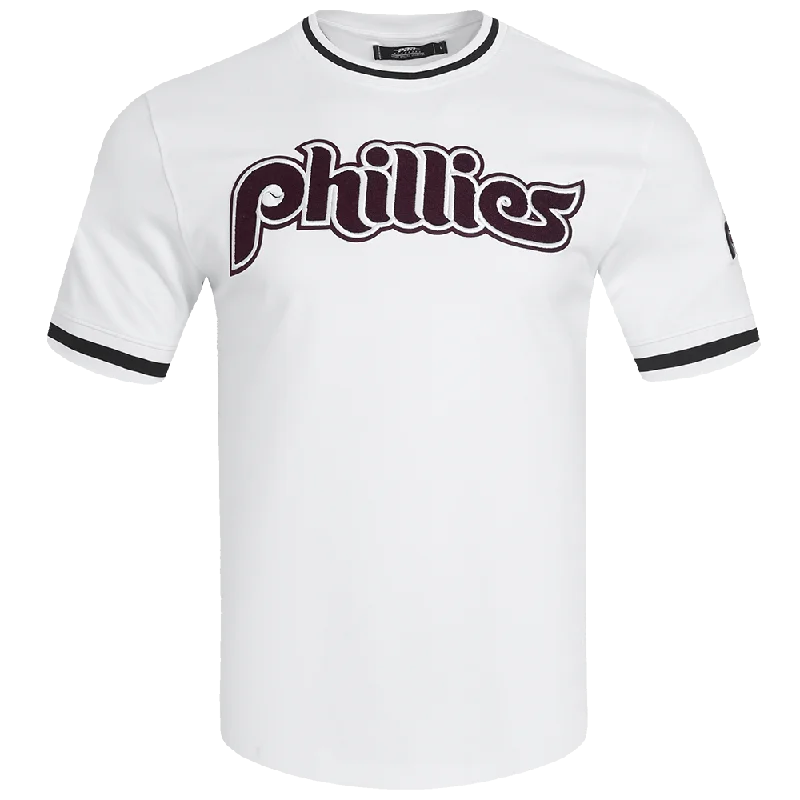 MLB PHILADELPHIA PHILLIES CLASSIC CHENILLE MEN'S TOP (WHITE)