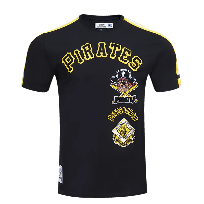 MLB PITTSBURGH PIRATES RETRO CLASSIC MEN'S STRIPED TOP (BLACK/YELLOW)