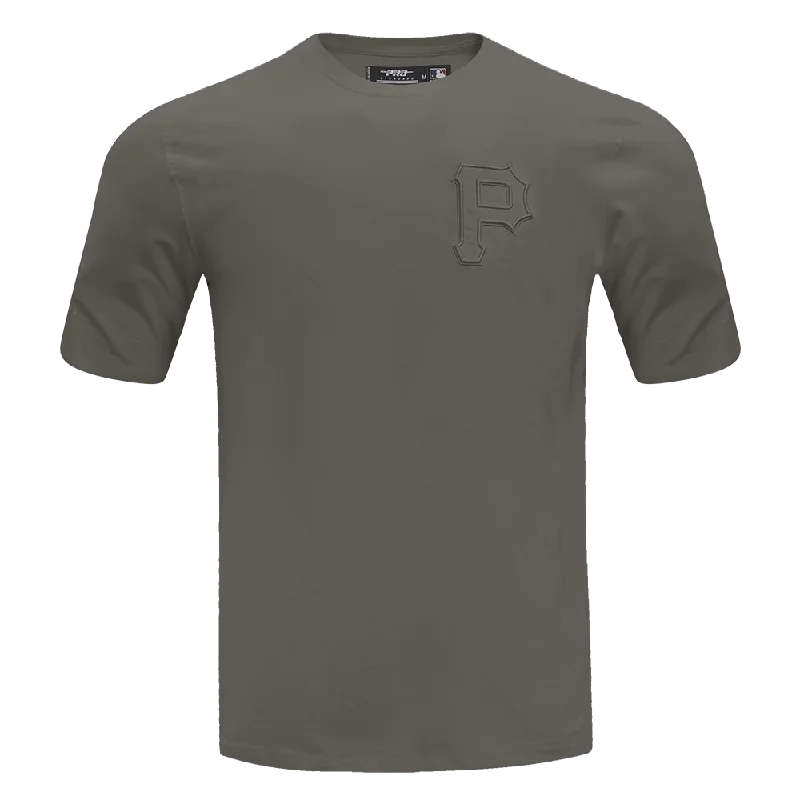 MLB PITTSBURGH PIRATES NEUTRAL MEN'S DROP SHOULDER TOP (DARK TAUPE)