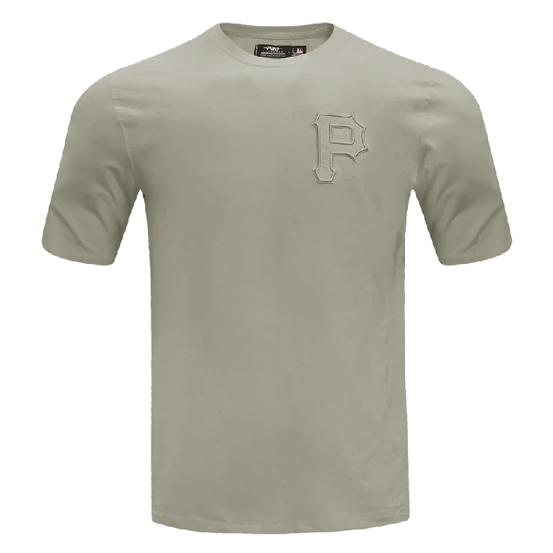 MLB PITTSBURGH PIRATES NEUTRAL MEN'S DROP SHOULDER TOP (TAUPE)